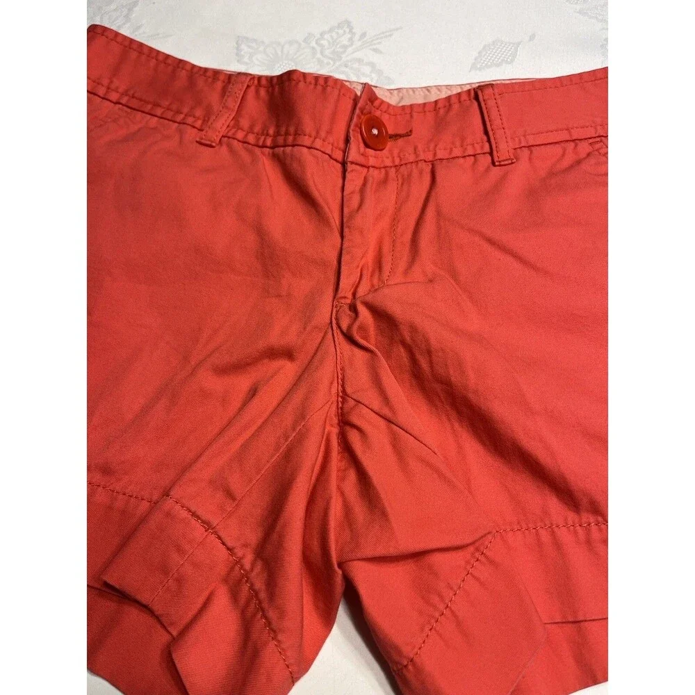 Lilly Pulitzer Pink Chinos Callahan Short Nautical Beach Preppy Casual Size 2